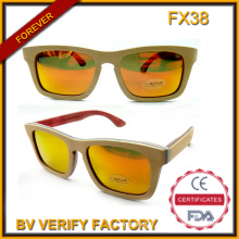 Fx39 derniers 100 % fait main bambou polarisée lunettes de soleil